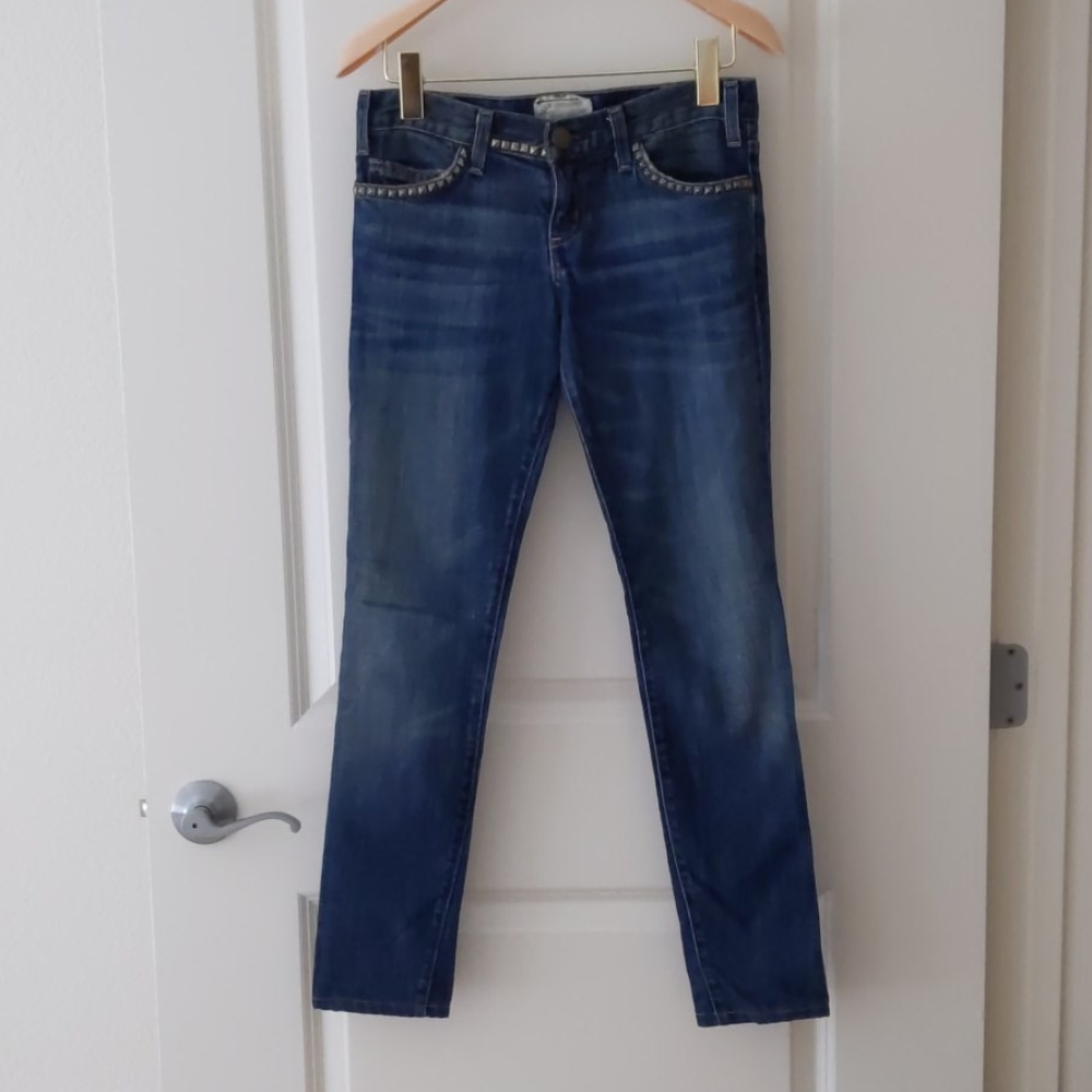 Current/Elliott skinny jeans with studs